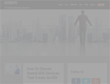 Tablet Screenshot of nomvo.com